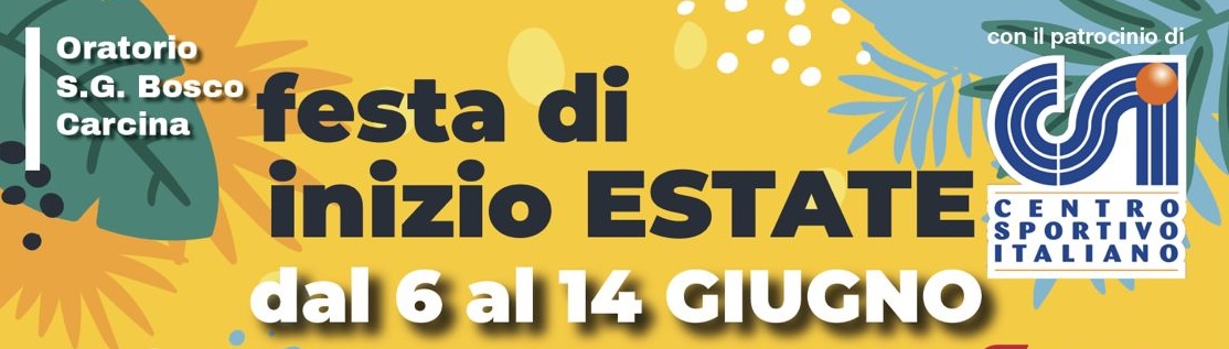 Festa di inizio estate 2026